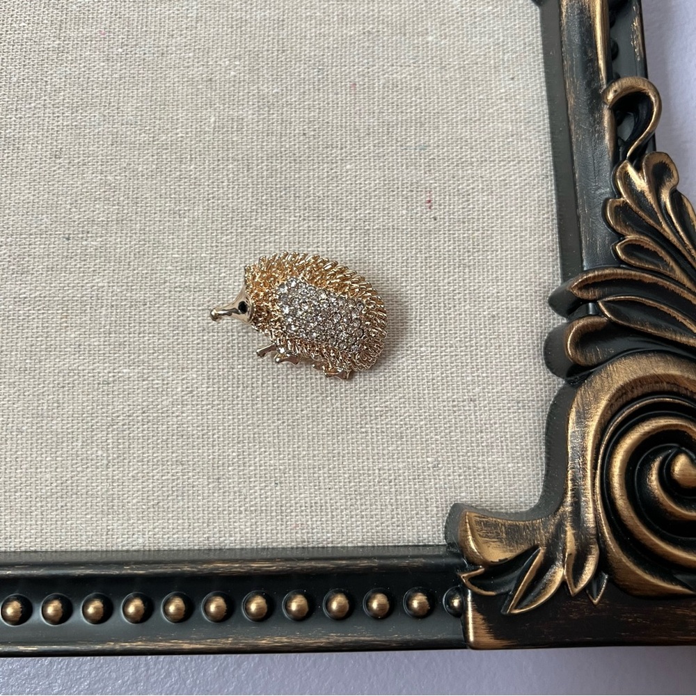Adorable Hedgehog Brooch